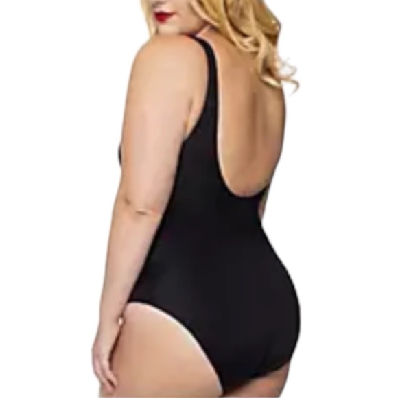 InstantFigure One-Piece Wrap Swimsuit w/ Slimming Control NWT - Picture 9 of 11